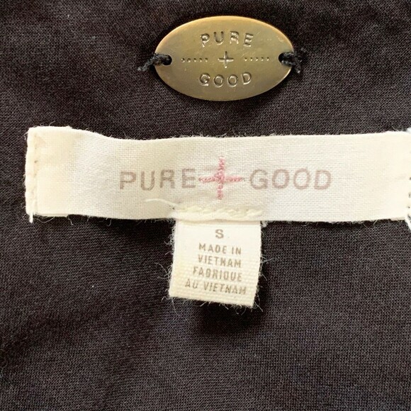 Pure+Gold Tank Top Women Small Black Hi-low Hem Scoop Neck - Picture 6 of 9